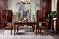 當新中式遇上黑胡桃，典雅大氣有詩意，這才是中國人的家具